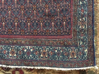 Antique Very fine Persian rug 6x4ft                           