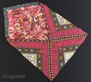 Antique Turkmen Traditional Silk Embroidery Vanity bag. Size - Lenght : 41 cm - Height : 27 cm - Width : 20 cm  Thank you for visiting my Rugrabbit store.  