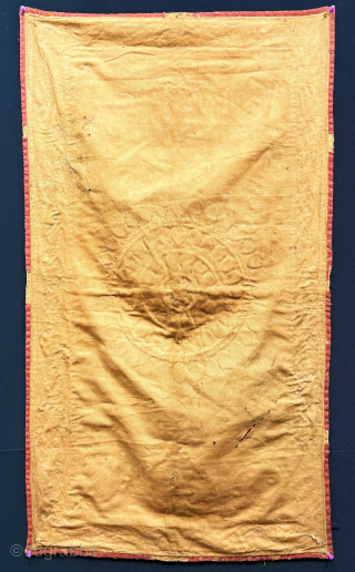 Antique İndian broadcloth wool applique hanging. Circa - 1900 or earlier. turkmansilver@gmail.com                     