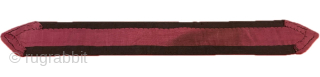 Uzbekistan Lakai silk embroidered headband. İt has a plain cotton backing. İt is in good condition. Circa - 1920 - 30s. Size : (20.5'' x 2.5'') x (''52 cm x 6.5 cm''). ...