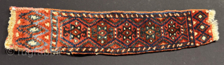 Afghanistan Baluch wool full pile animal trapping. Size - 27.5'' x 6'' - ''70 cm x 15 cm'' turkmansilver@gmail.com.              