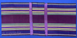Azerbaijan silk jajim mini double bag & saddle bag. All silk woven kilim bag. Amazing saturared natural colors. Size - 23'' x 10.5'' - ''58 cm x 26 cm'' turkmansilver@gmail.com.   