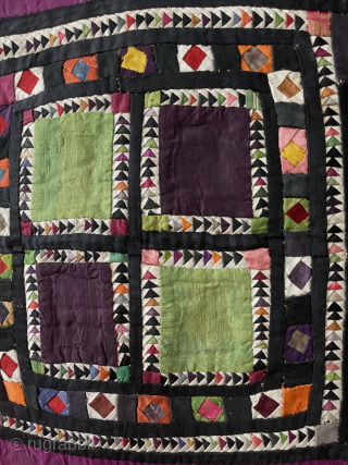 #1 - Antique Uzbekistan Lakai Silk Embroidered Aina Khalta & Wall Hanging Decoration. İt is All Fine Silk Embroidered on Cotton. İt is Top Condition. #2 - Traditional Uzbekistan Patchwork Bag &  ...
