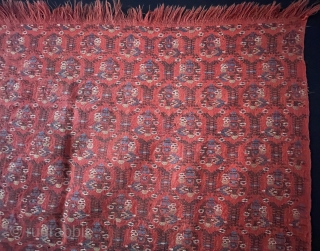 İndia Kashmire Shawl Couple Little Wears Overall Good Condition. Circa - 1920-40s Size - ''92 cm x 108 cm'' turkmansilver@gmail.com             