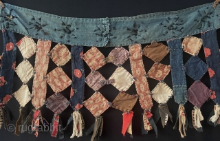 Antique Turkmen-Yomud Talismanic Hanging Made if Left Over Cotton and Silk Fabrics.
Size - ''52 cm x 30 cm'' turkmansilver@gmail.com              
