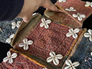 Antique Afghanistan Traditional Medicine Storage Bag & Cosmetic Bag. Size - ''36 cm x 36 cm'' turkmansilver@gmail.com                