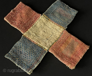 Antique Afghanistan Traditional Medicine Storage Bag & Cosmetic Bag. Size - ''36 cm x 36 cm'' turkmansilver@gmail.com                