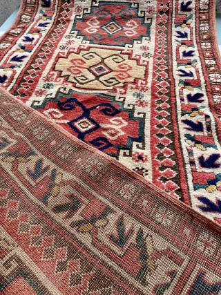 Great condition plus good dyes Caucasian rug, probably Gendje. Size is 166 cm x 86 cm. Please ask for more information.            