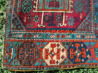 Kurdish Adiyaman (Semsûr) Yoruk Tribal rug 19th South-East Anatolia 
Surprisingly good condition, rarely seen Adiyaman (Semsûr in kurdish) Yoruk carpet.
2nd half 19th century, manufactured by mountain nomads in Eastern Anatolia Turkey.
Typically made  ...