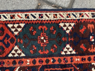 Super antique Turkish Karacakali rug ca 1900 excellent condition no repairs great wool and natural dyes  size 175 x 125 cm           