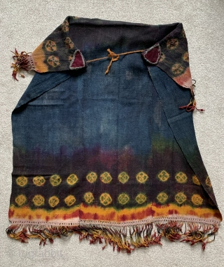 here is a lovely old ladies shawl from zanskar in ladakh.  Made around the middle of the 20 c do around 70 years old it is in excellent condition and retains  ...