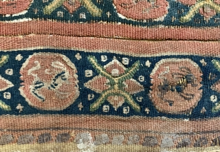  don’t forget coptic textiles they are some of the greatest. Here is a large piece  size 25 x 26 cm .  Lovely colours with little birds and deer like  ...