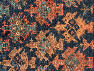  Nice early Timuri Baluch bag face pre 1880 great wool quality and natural dyes size 64 x 56 cm.  Available £500 + shipping
lloydandy@hotmail.com        