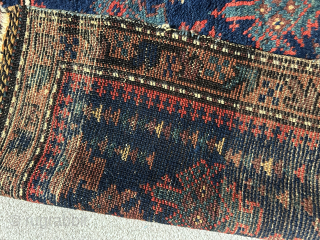  Nice early Timuri Baluch bag face pre 1880 great wool quality and natural dyes size 64 x 56 cm.  Available £500 + shipping
lloydandy@hotmail.com        