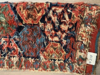 beautiful antique Shasavan reverse sumac bag from an American collection.  This design normally found in mafrash panels much rarer in bags and this one has rare cruciform border. All wool and  ...