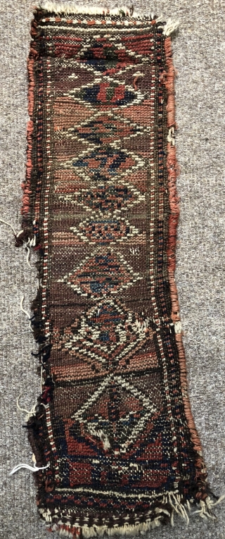 Weird and wonderful Baluch trapping 19 c all wool good colours                      