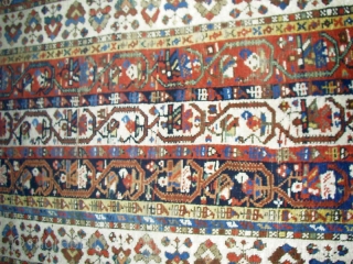 It is for sale this aboved mentioned carpet what, 19th. century caucasus shirvan type. material conditions are: lives colour, the wool and wool with good conditions for it's age small fray. dimensions  ...