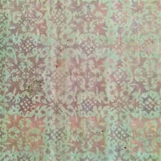 
PERADA golden dresses for ceremonies in Indonesia Bali. Perada ornament technique, hip scarf, bronze pigment color painted pattern on silk batik. Early 1900's, the condition is good considering its age, of course  ...