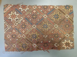 An 18th century Konya or Baluch fragment? Take a look at: Tom Cole's icoc Paper - The Relationship of Baluch Weavings To An Earlier Anatolian Model. You may also wish to compare  ...