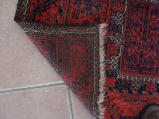 Nice Antique Baluch - 39inches by 72inches - 99cm x 183cm. Just out of an estate has not been cleaned             