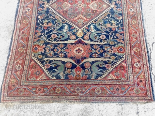 An early Mahal with impressive design and color. Many of the designs derive from Western Anatolian weavings especially those found in rugs from 17century Smyrna, 18th century Kula Demirci, and Kula Blossom  ...