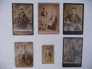 Caucasian Photographs; Evocative group of cabinet cards taken in Tiblisi, Batum and Baku in the 1880's.                 