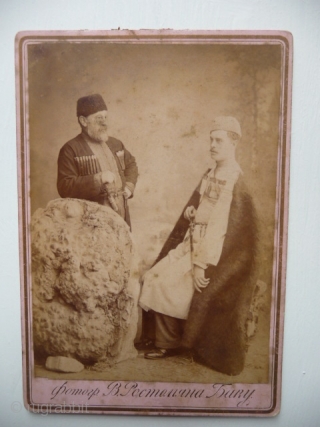 Caucasian Photographs; Evocative group of cabinet cards taken in Tiblisi, Batum and Baku in the 1880's.                 