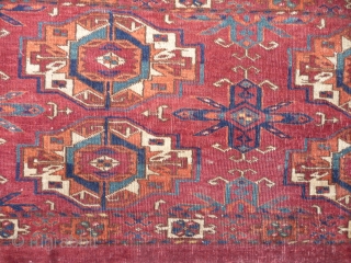 Rare and early tekke torba, C.1800,3ft3ins.x 1ft5ins                          