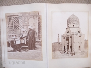 Ottoman era photographs, a fascinating group of nine large albumen prints of Cairo circa 1860, wonderful Orientalist compositions of street scenes and buildings from the studio of the important early photographer Henri  ...