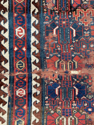 Antique Saujbulagh, 19th century, size is  207 x 119 cm

Email : theantiquedecor@hotmail.com TEL : +44 7985418910
Ask about this              