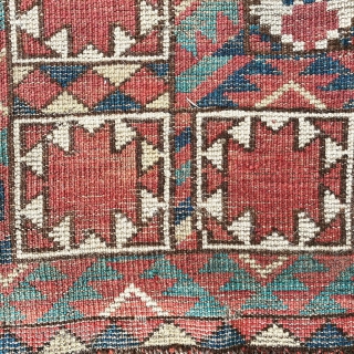 Very rare and beautiful 19th century Ersari rug with Camel gulls, size is mention in pictures                 