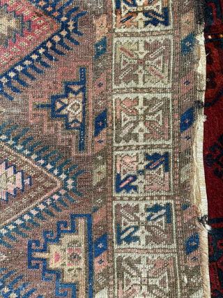 Antique Baluch Rug, it is attractive. End 19th century. Size is 160 x 93 cm . Quick for only £125 + Shipping.