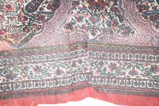 Antique 19th Century Kalamkari, Condition..(one repair)..otherwise Perfect, see in image Size 122X185Cm...(IMG_00026081)





                     