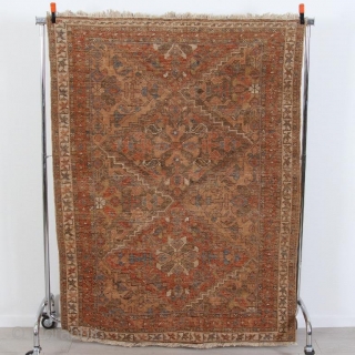 Nice Afshar with beautiful colours. 173 x 131 cm.                        