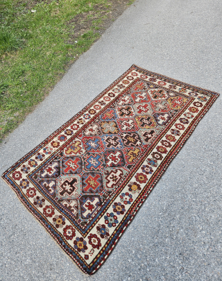 Karabagh size 7' x 4' in excellent condition.                         