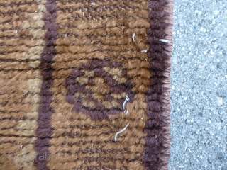 Mongolian rug, 150 x 80 cm / 5' x 2'8".                       