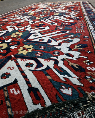 Chelaberd eagle kazak, 10' x 5'4".                           