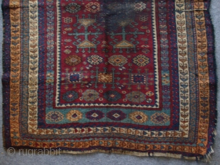 Anatolia?antique fine Turkish rug antolia 4'5"x 3'2"(135 cm x 95 cm)                      