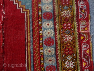 Mudjur?antique fine Turkish rug Mudjur 5´3"x 3'(160 x 90 cm),                       