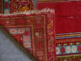 Mudjur?antique fine Turkish rug Mudjur 5´3"x 3'(160 x 90 cm),                       