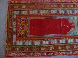 Mudjur?antique fine Turkish rug Mudjur 5´3"x 3'(160 x 90 cm),                       