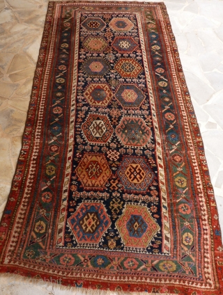 Kurdish rug, first part 19th century. 293 x 134 cm.                       