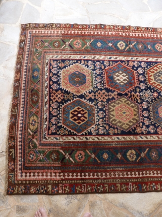 Kurdish rug, first part 19th century. 293 x 134 cm.                       