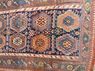 Kurdish rug, first part 19th century. 293 x 134 cm.                       