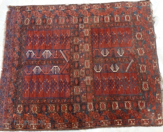 Ersari engsi second part 19th century. 172 X 140 cm.                       