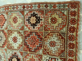 Konia circa 1880. 139 X 120 cm. full pile, miss the both end of kilim.                  