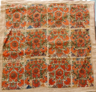 Greck embroidery 18th century. 53 x 50 cm. Perfect condition.                       