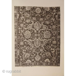Sarre, Friedrich & Trenkwald, Hermann. Alt-Orientalische Teppiche. Vienna and Leipzig, Hiersemann and Schroll, 1926–1928, 1st ed., Imperial folio (60 x 45cm), 2 vols., 21, 43 pp., 120 plates (67 of which in  ...