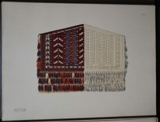Bogolubow,  A. A. Kovrovye izdeliia Srednei Azii. [Carpets of Central Asia]. Issue I-II. St Petersburg: Ekspeditsiia zagotovleniia gosudarstvennykh bumag / Leipzig: Karl Hiersemann, 1908-09. 1st ed., large folio. A beautifully produced  ...