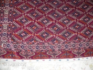 turkamen rug   antique size 245x160  circa 1900 -1920                      